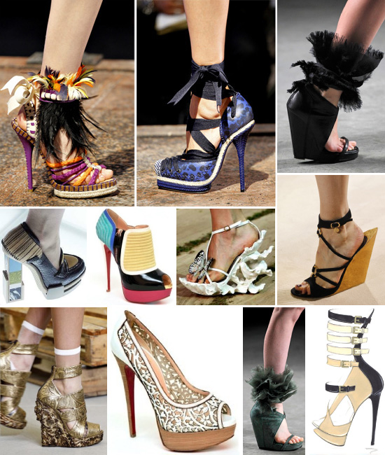 Bật mí xu hướng giày mùa Xuân/Hè 2011, Thời trang, Xu huong thoi trang giay 2011, giay cao got, sandal, sandal de bang, thoi trang xuan he 2011